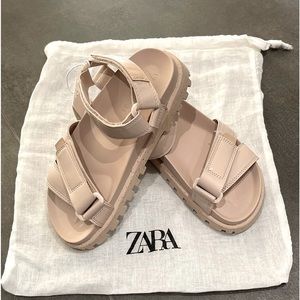 NWT ZARA Girls Sandals US 2.5 (Eur 34)